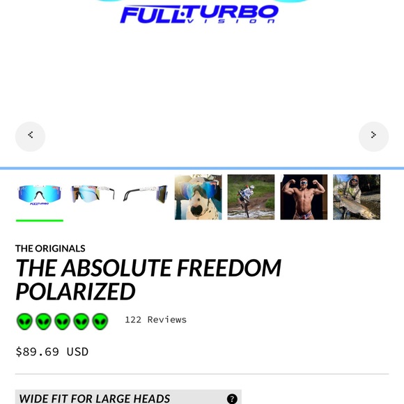 BRAND NEW Pit Viper - polarized - white with black specks. 2 pairs available - Picture 2 of 4